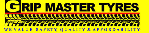 Grip Master Tyres - Car Spare Parts Business Logo