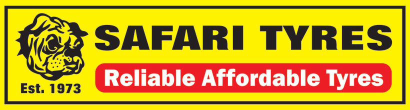 Safari Tyres - Car Spare Parts Business Logo
