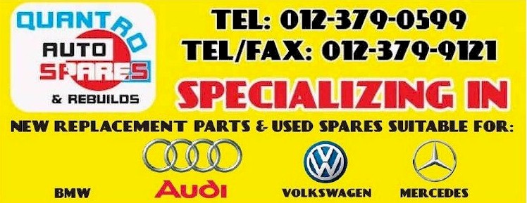 Quantro Auto Spares - Car Spare Parts Business Logo