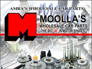 Moolla's Wholesale Car Parts - Car Spare Parts Business Logo