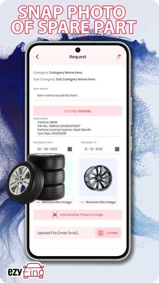 Snap a picture of your vehicle part